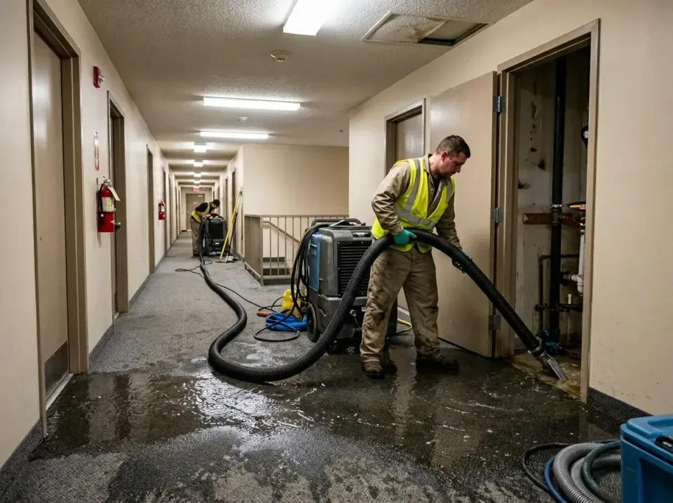 multi-unit-apartment-hallway-f-005 — frequently asked questions, Emergency Burst Pipe Water Extraction & Removal in Bloomfie…